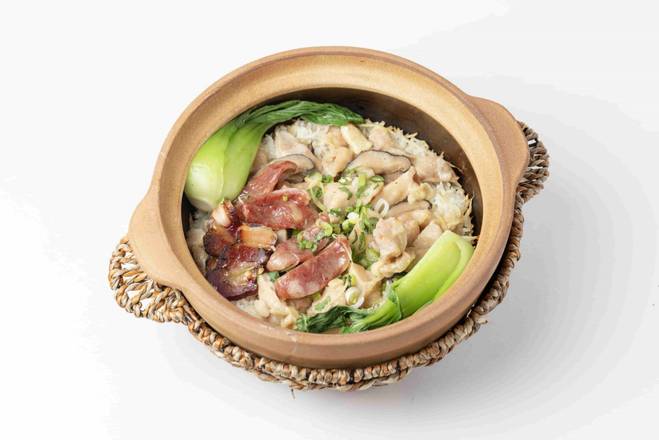 Preserved Meats with Mushroom Chicken  / 腊味香菇鸡